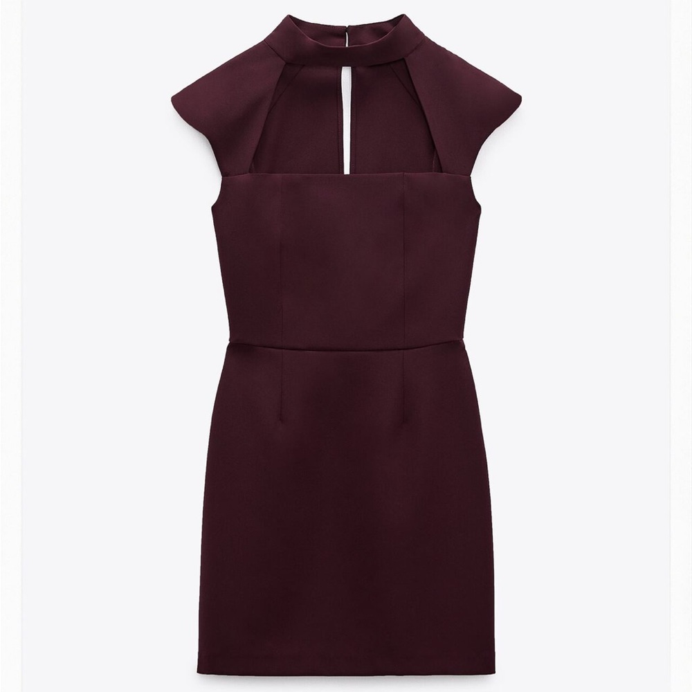 Choker dress marrón color
